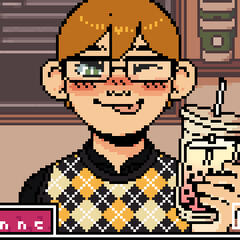 A 16 bit RPG style illustration of the author.